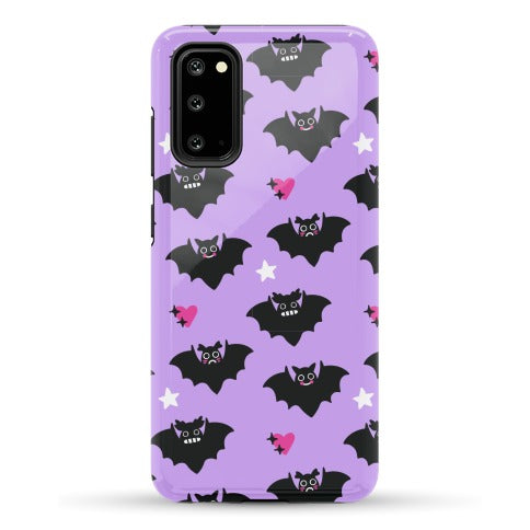Pastel Goth Bats Pattern Phone Case
